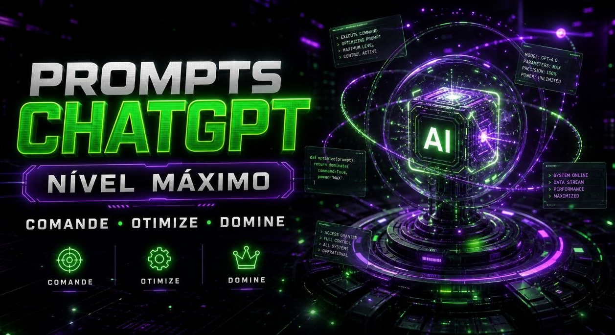 🤖💎 PROMPTS QUÂNTICOS PARA CHATGPT (NÍVEL MÁXIMO) 💎📱