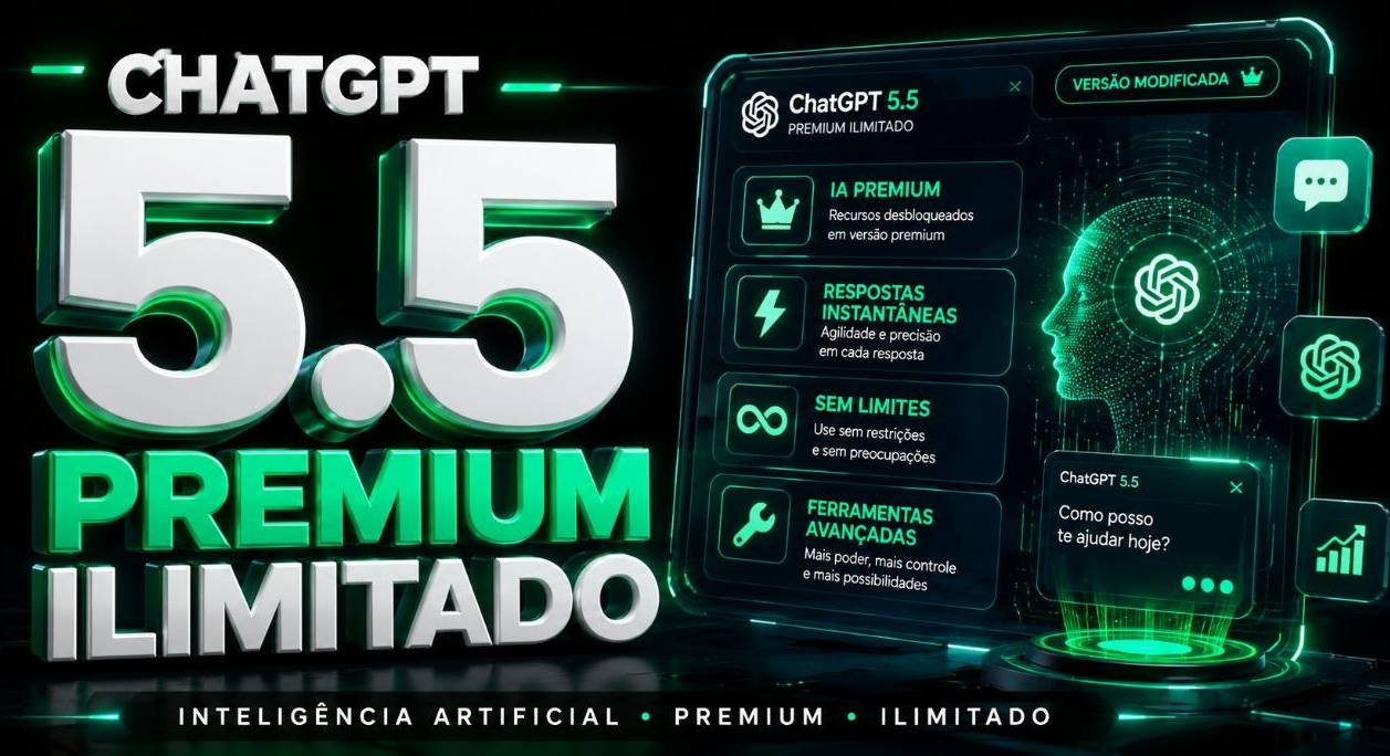📱🚀 CHATGPT 5.5 PREMIUM ILIMITADO 🔥💎