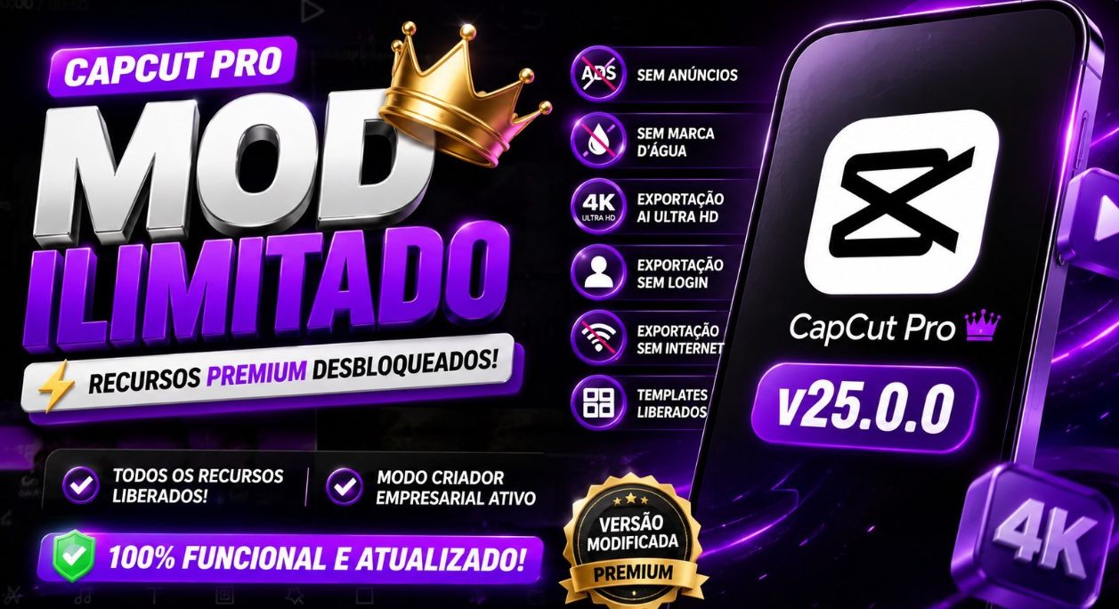 🎬🔥 CAPCUT PRO MOD ILIMITADO 👑🚀