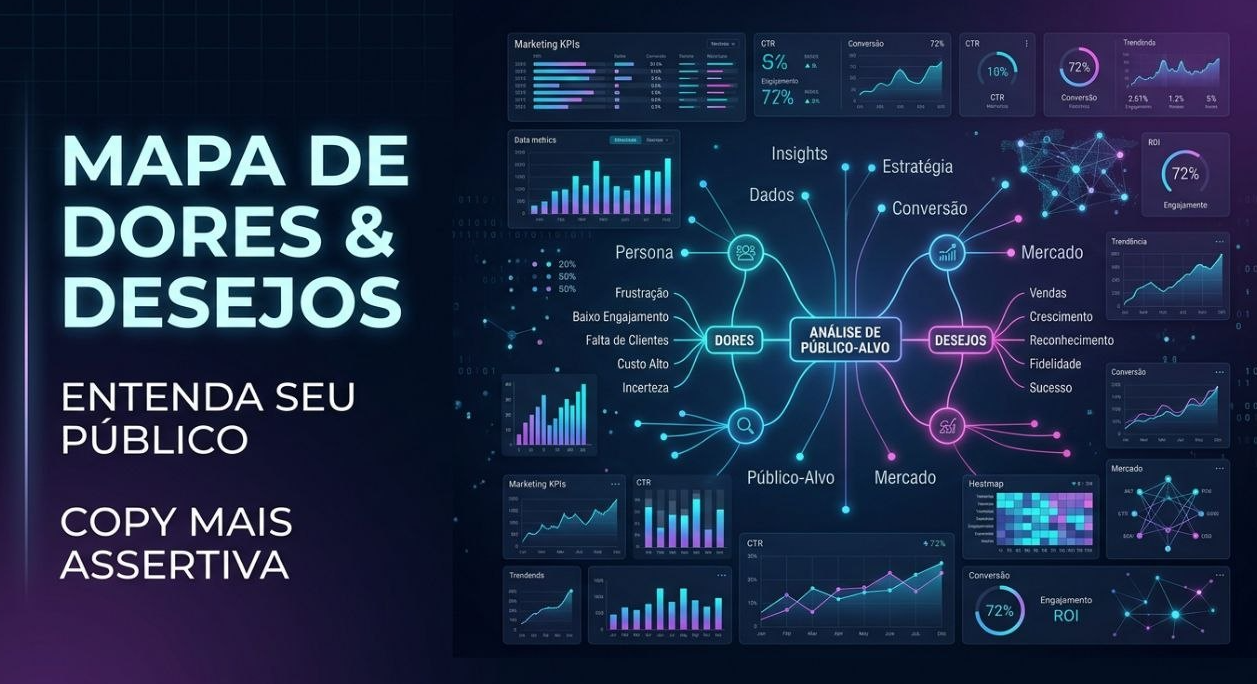 🧠📊 MAPA DE DORES & DESEJOS (IA) 🧠 📱