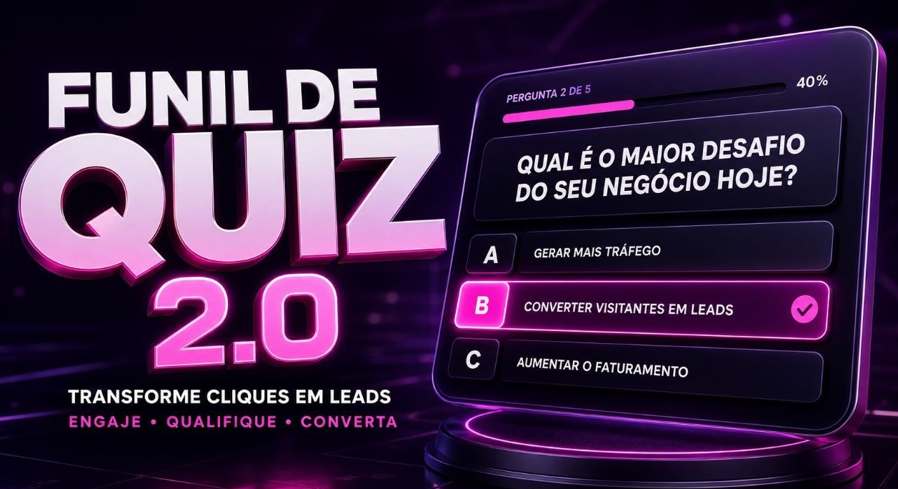 🧠🎯 FUNIL DE QUIZ 2.0 (CONVERSÃO ESTRATÉGICA) 🎯🧠